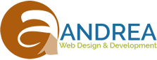 Andrea Studio Web Design & Development Logo horizontal
