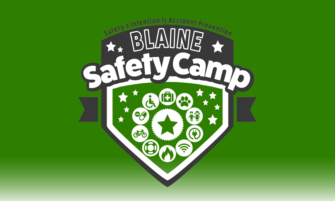 Safety Camp Green Logo Design