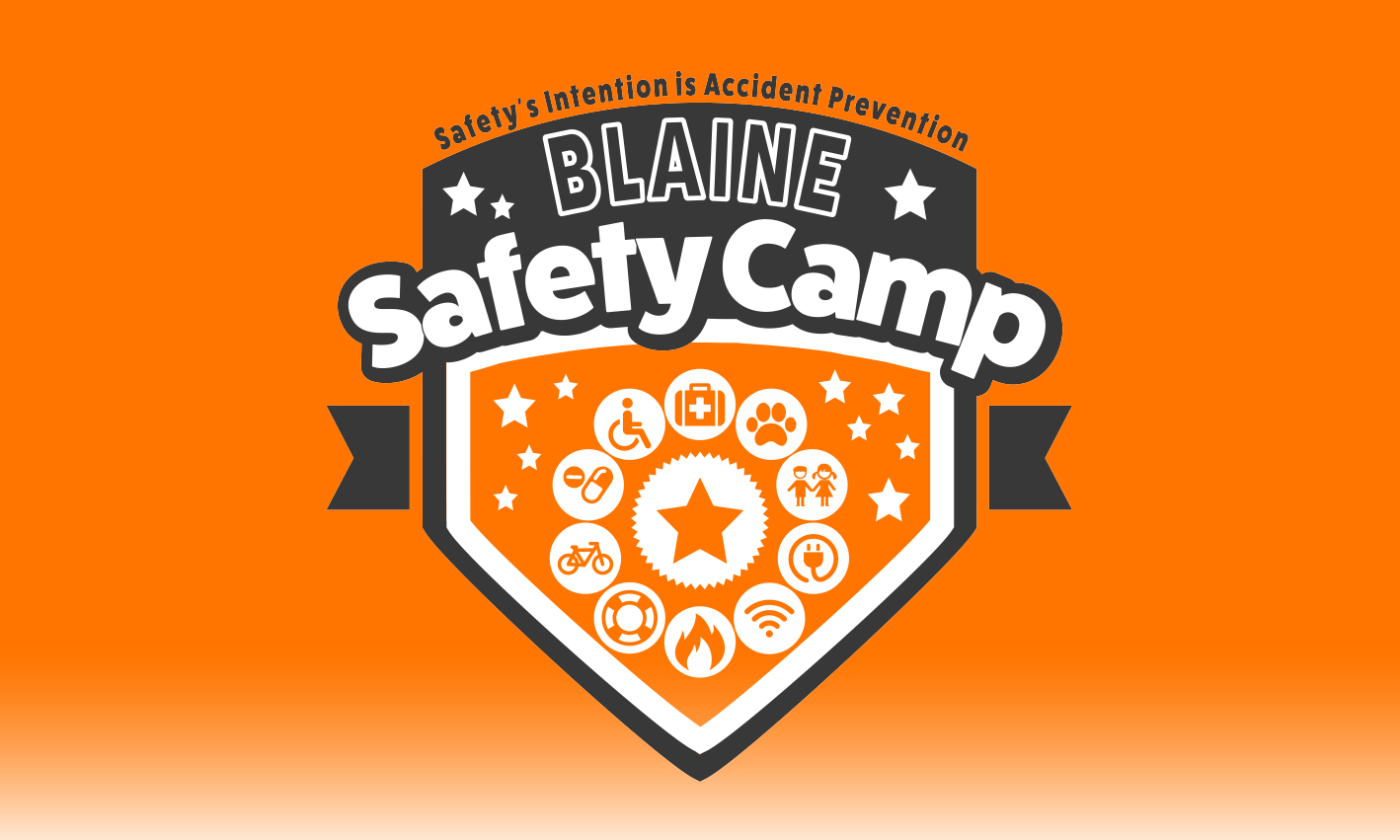 Safety Camp Orange Logo Design