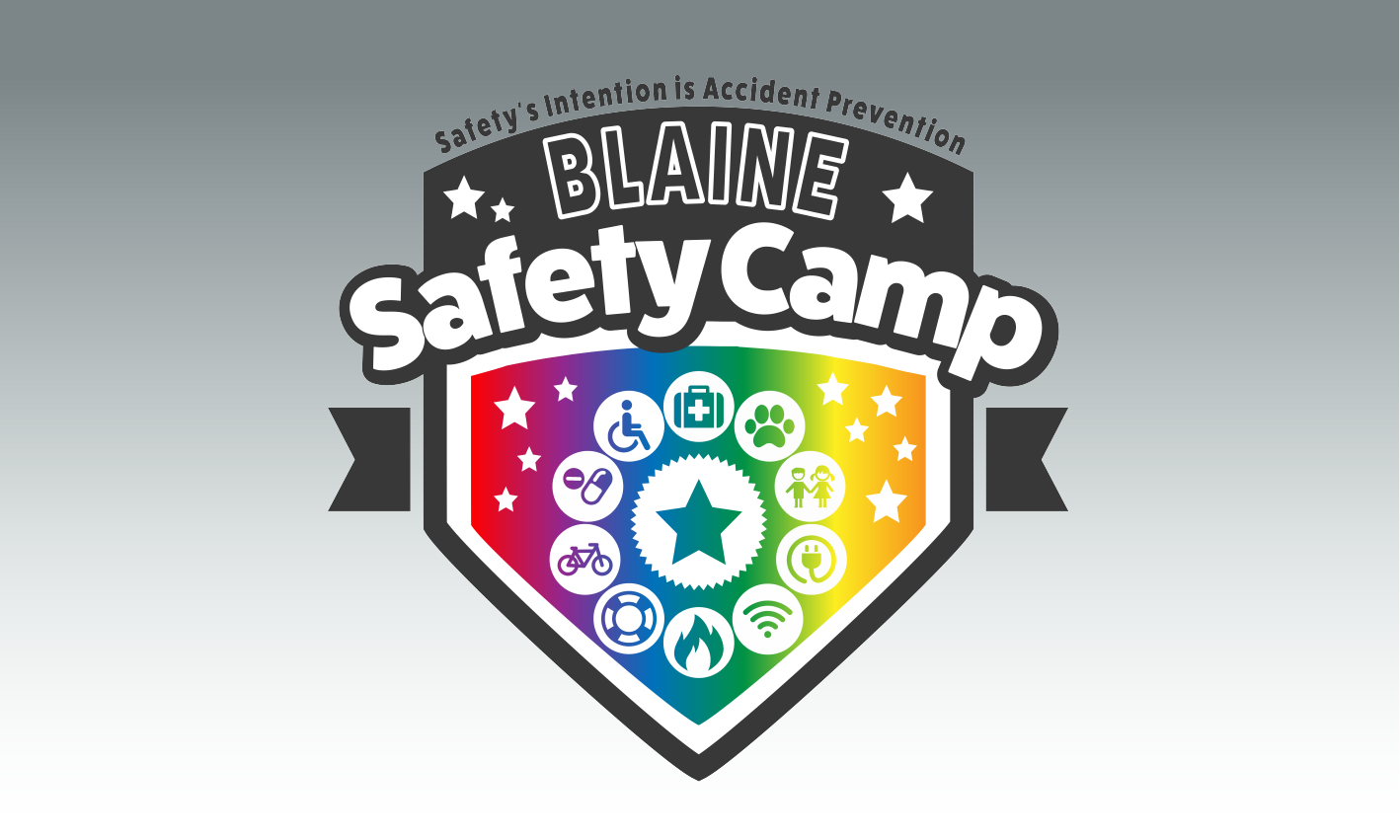 Safety Camp Full Color Logo Design