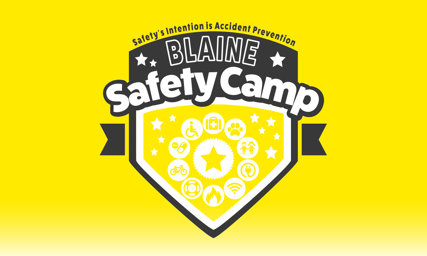 Safety Camp Yellow Logo Design