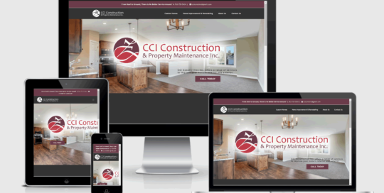 CCI Construction Responsive Website Design