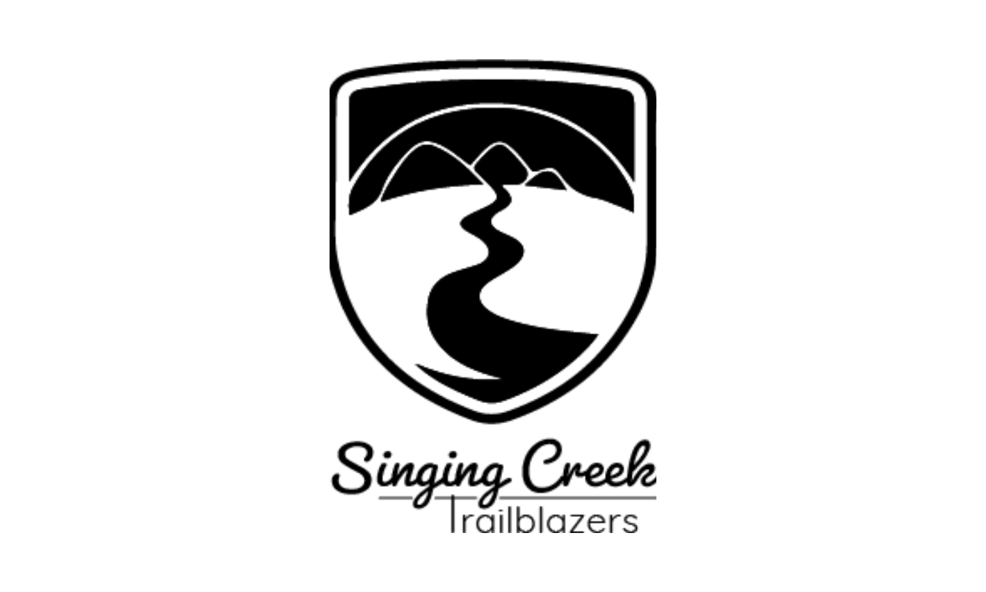 Singing Creek Trailblazers Logo Black