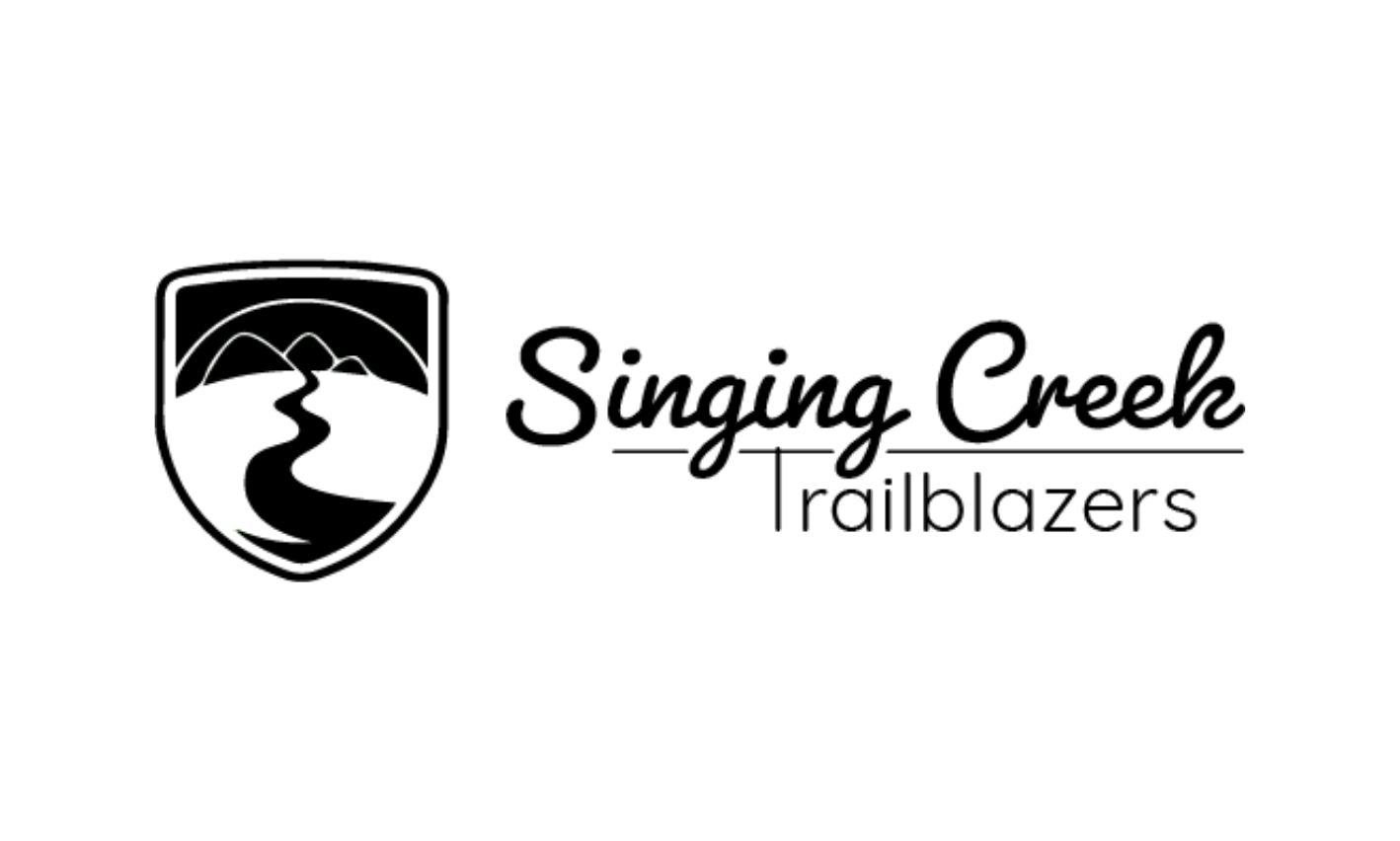 Singing Creek Trailblazers Logo Horizontal Black